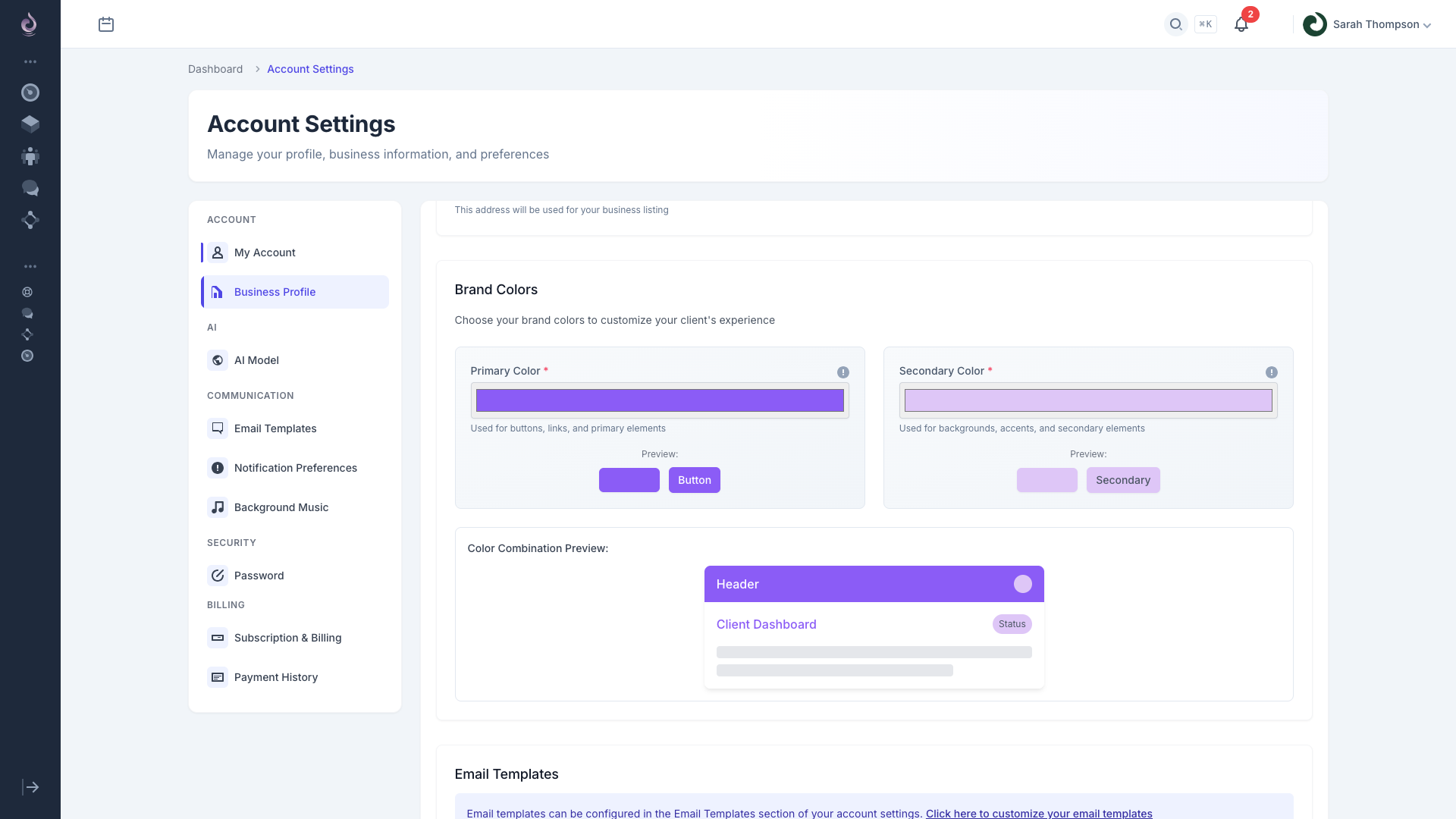 Choose Your Brand Colors