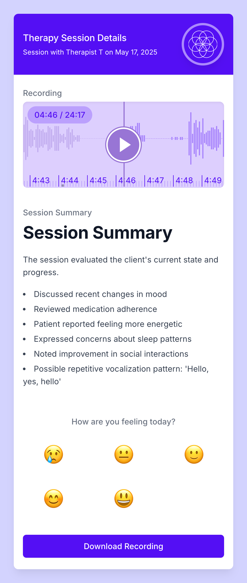 Client preview mobile friendly
